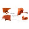 Benne basculante retour automatique orange