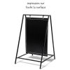 Chevalet double face ardoise suspendu impression complète