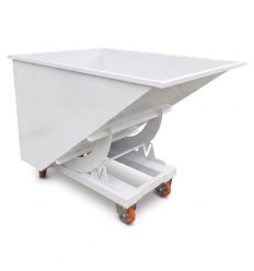 Benne basculement automatique blanche