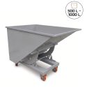 Photo : Benne basculement automatique grise 500 L - Sans