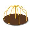 Tourniquet Carrousel Jaune - 8 places