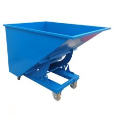 Benne basculante automatique bleue