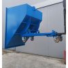 Basculement benne auto basculante bleue