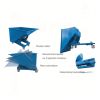 Benne basculante retour automatique bleue