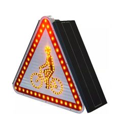 A21 lumineux solaire allumé