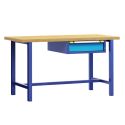 Photo : Etabli d'atelier en acier 1 tiroir 1500 mm - 840 mm - Sans