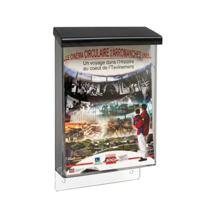 Porte brochure avec couvercle A5