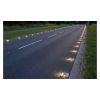 Plot routier solaire LED 20 tonnes blanc en situation