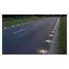 Plot routier solaire LED 20 tonnes blanc en situation