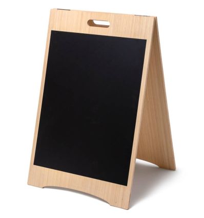 Chevalet ardoise en bois économique