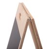 Chevalet ardoise en bois économique zoom côté