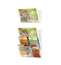 Porte brochure horizontal empilable