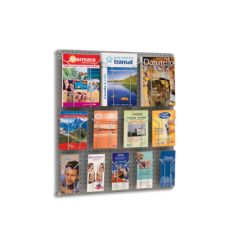 Panneau mural perforé brochures A4 et A5