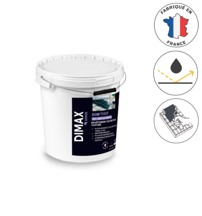 Peinture toiture gris anthracite 17L