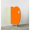 Séparateur WC Maternelle avec Forme Pomme Orange Vinyle
