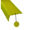 Nez de marche en pvc souple en L coloris jaune
