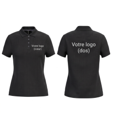 Polo logo entreprise noir