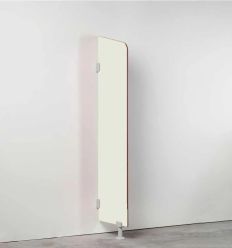 Paroi Séparation Urinoir Stratifié Fixation Mur Sol Blanc