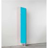 Séparation Urinoir Stratifié Fixation Mur Sol Bleu Turquoise