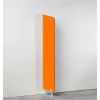 Séparateur Urinoir Stratifié Fixation Mur Sol Orange Vinyle