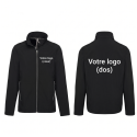 Photo : Veste softshell personnalisé entreprise​ homme S - Cœur - Noir