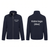 Veste softshell professionnel bleue marine