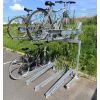 Rack à vélo double étage 8 places en acier