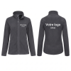 Veste softshell à personnaliser entreprise gris foncé