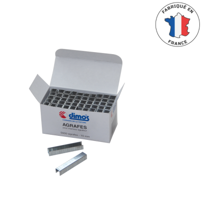 Agrafe 10 mm pour marteau agrafeur - Boite de 5000
