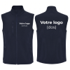 Gilet softshell bleu marine