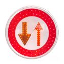 Photo : Panneau B15 lumineux à Leds - Priorité au véhicule d’en face Secteur - ø 650 mm