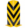 protection pour rack en L jaune et noire