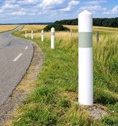Mise en situation de la balise J1 dans un virage