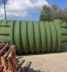 Installation de la cuve 20000L