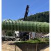 Mise en place de la cuve enterrée 50000L