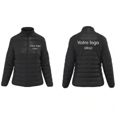 Doudoune personnalisée noire​ femme