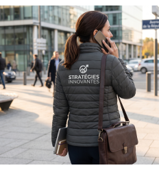 Doudoune personnalisée logo entreprise​ dos