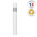 Photo : J1 - Balise de virage grise et blanche J1 classique pour sol meuble