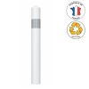 J1 - Balise de virage grise et blanche