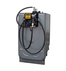 Cuve gasoil 1000 Litres acier galvanisé Cemo - pompe + pistolet + compteur