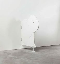 Séparateur WC maternelle forme Ours Blanc