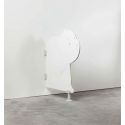 Photo : Séparateur WC maternelle forme Ours Blanc RAL 9016 - Gris clair RAL 7038