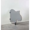 Séparateur WC maternelle forme Hippopotame Gris