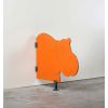 Séparateur WC maternelle forme Hippopotame Orange vinyle