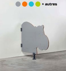 Séparateur WC maternelle forme Hippopotame