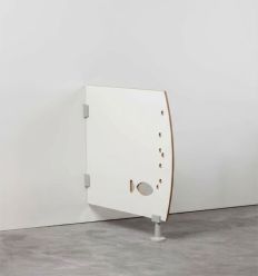 Séparateur WC maternelle forme Poisson Blanc
