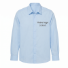 Chemise bleue personnalisée homme