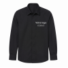 Chemise noire de travail personnalisée homme