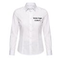 Photo : Chemise de travail personnalisée femme XS - Blanc