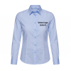 Chemise bleue clair entreprise personnalisée femme